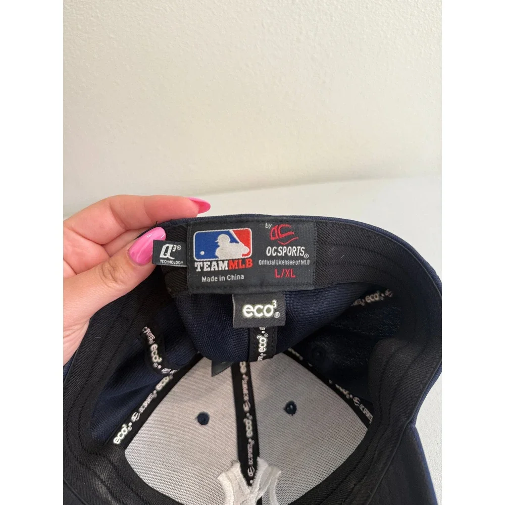 New York Yankees OC Sports MLB Baseball Cap Navy Blue Hat L/XL